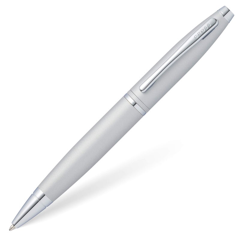 Cross Calais Refillable Ballpoint Pen, Medium Ballpen, Includes Premium Gift Box - Satin Chrome - Image 1